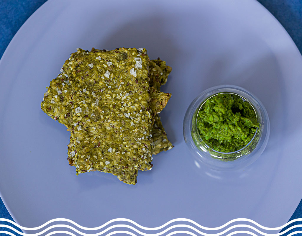 Knækbrød med alger
